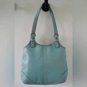 Coach Baby Blue Vintage Shoulder Bag